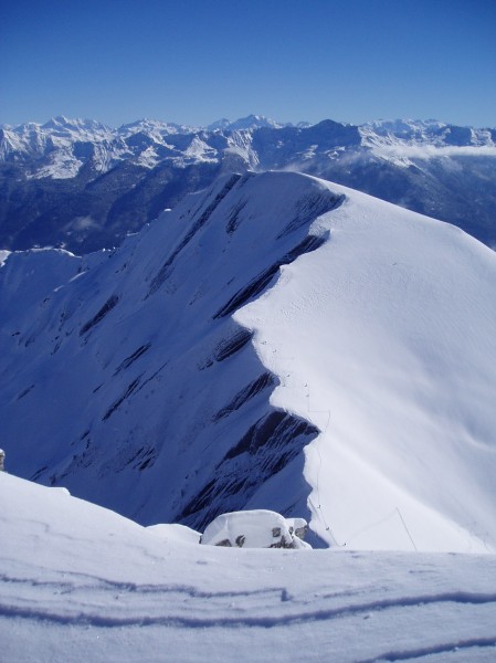 Mont d'Armenaz : Le mont d'Armenaz qui sera tout à l'heure notre deuxième sommet de la journée