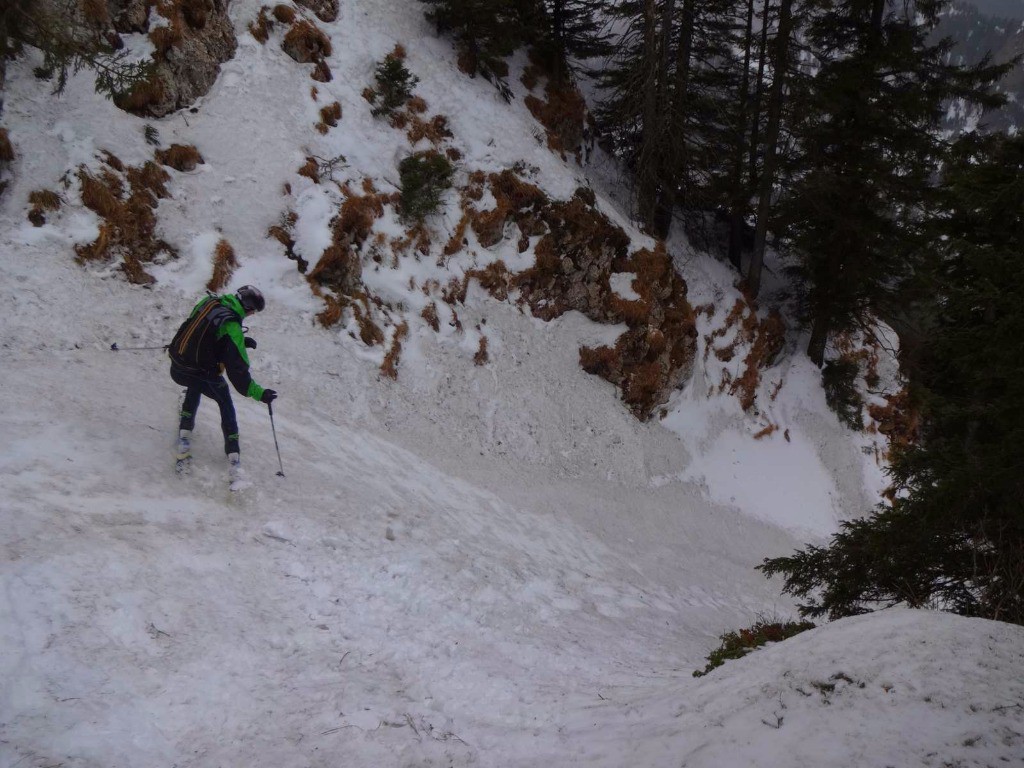 neige salle mais conditions optimales dans le couloir