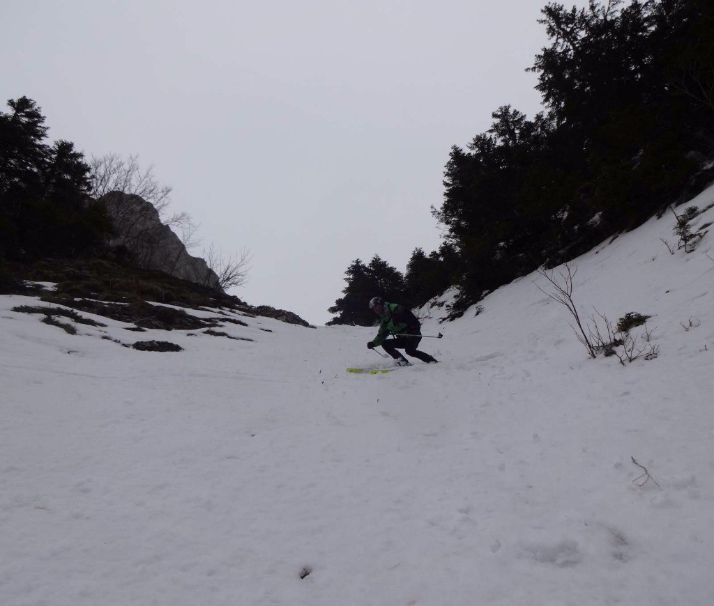 un beau petit ressaut en neige stable