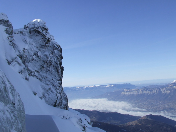 Vue sur Grenoble : Depuis la dent de Bédina, la vallée