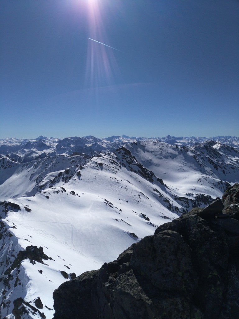 Le Viso au loin depuis la Gde Tempête