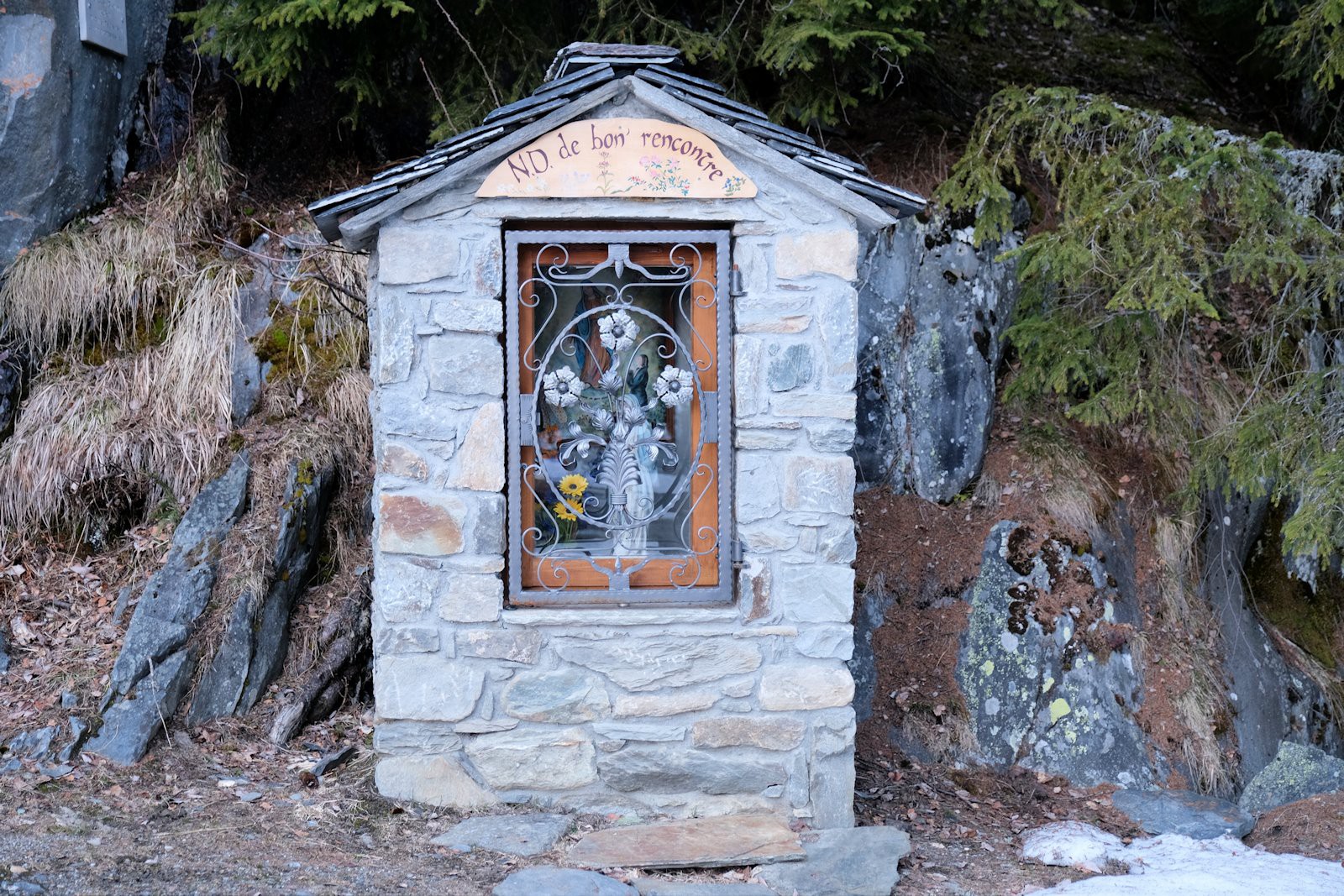 L'oratoire de notre Dame de Bonne Rencontre.