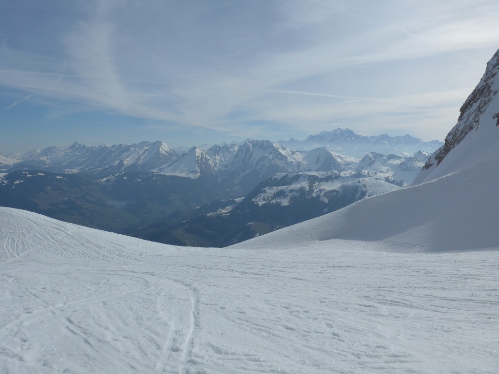 vers le massif du Mont Blanc