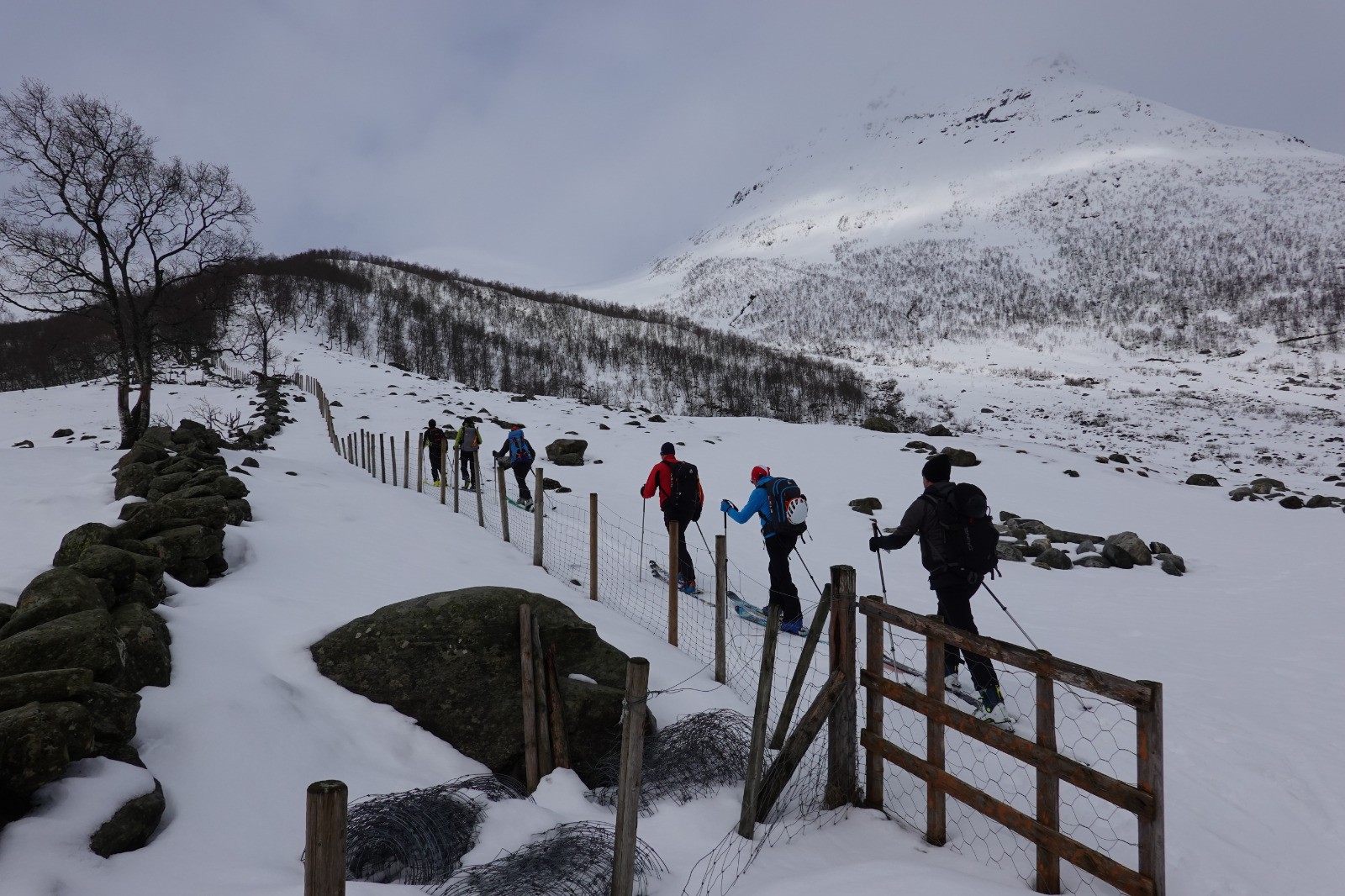 Départ depuis Fivelstadhaugen