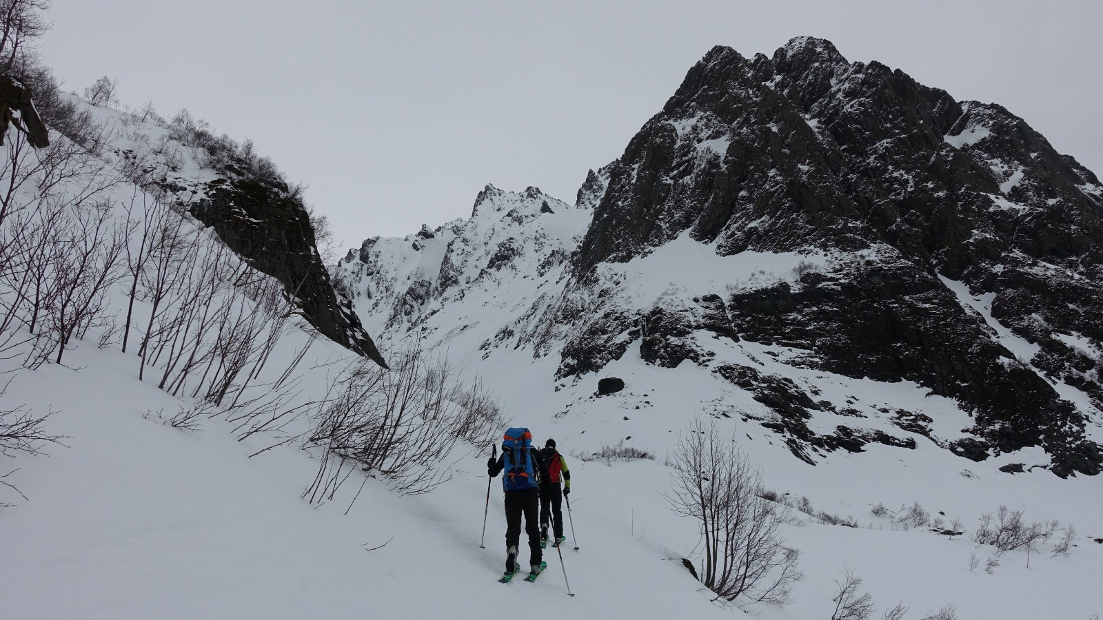 L'accès au vallon du Kvanndalen