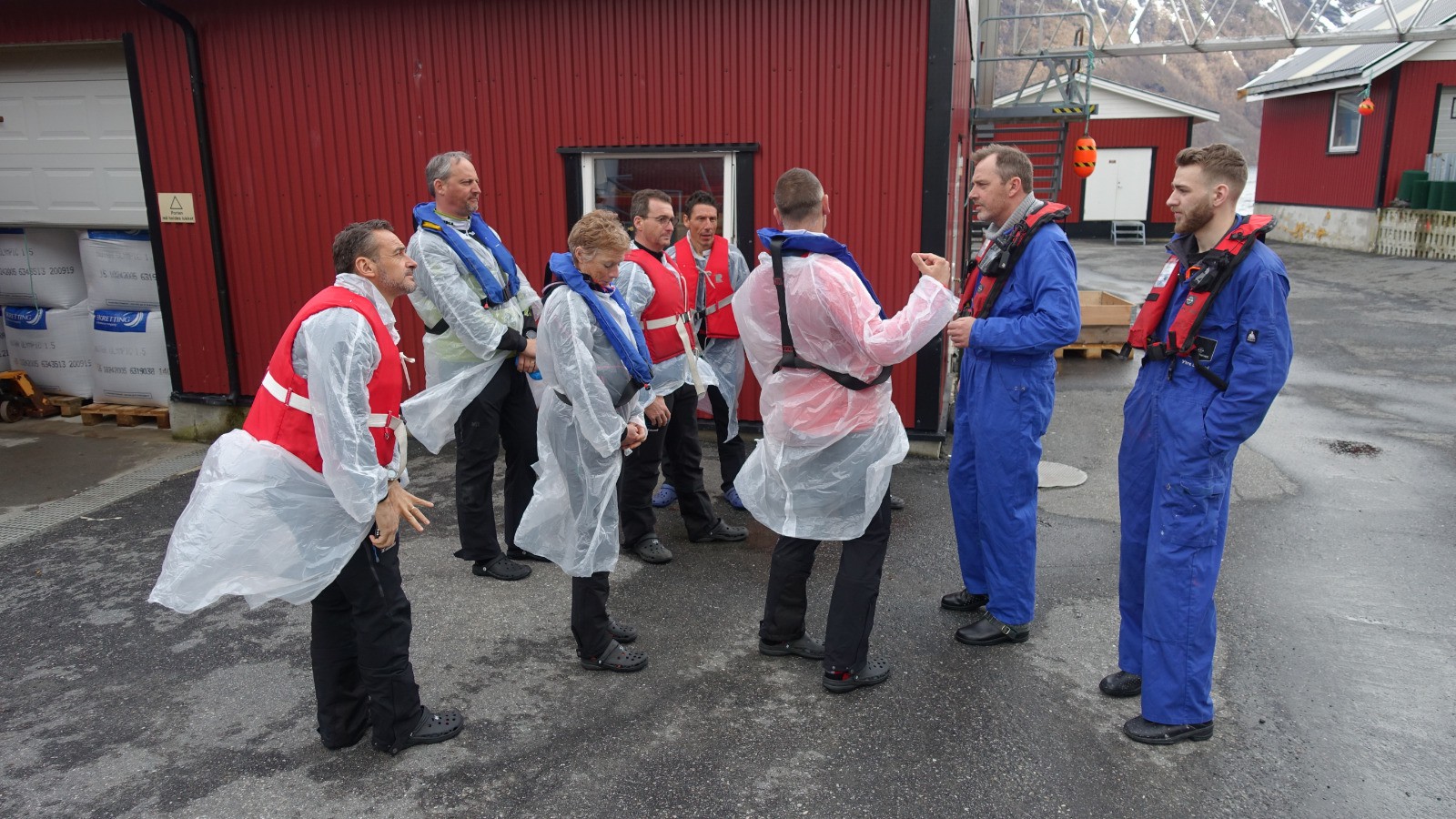 Visite des bassins extérieurs