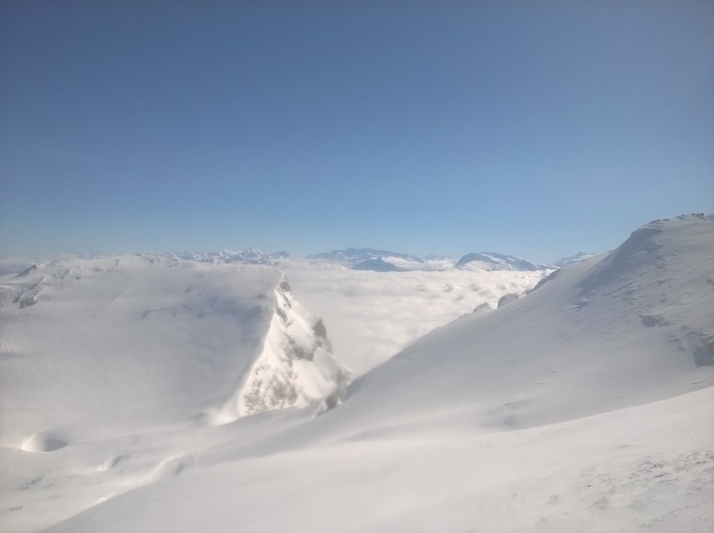 Super visu ce matin du Mt Blanc á la Barre des Ecrins
