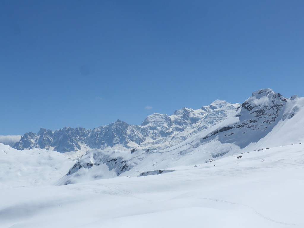 Désert de Platé et Mont Blanc