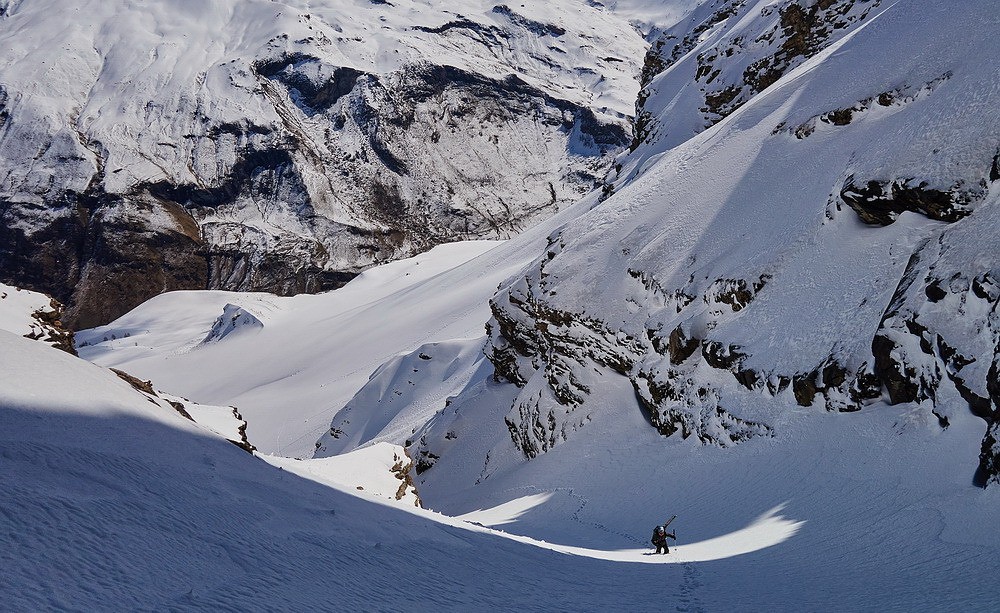 Steph en section médiane de la rampe...
