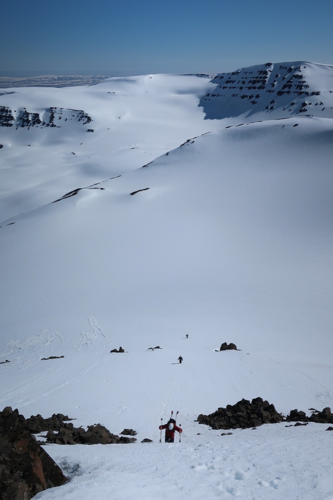 J7 : dernière pente sous l'Hestur