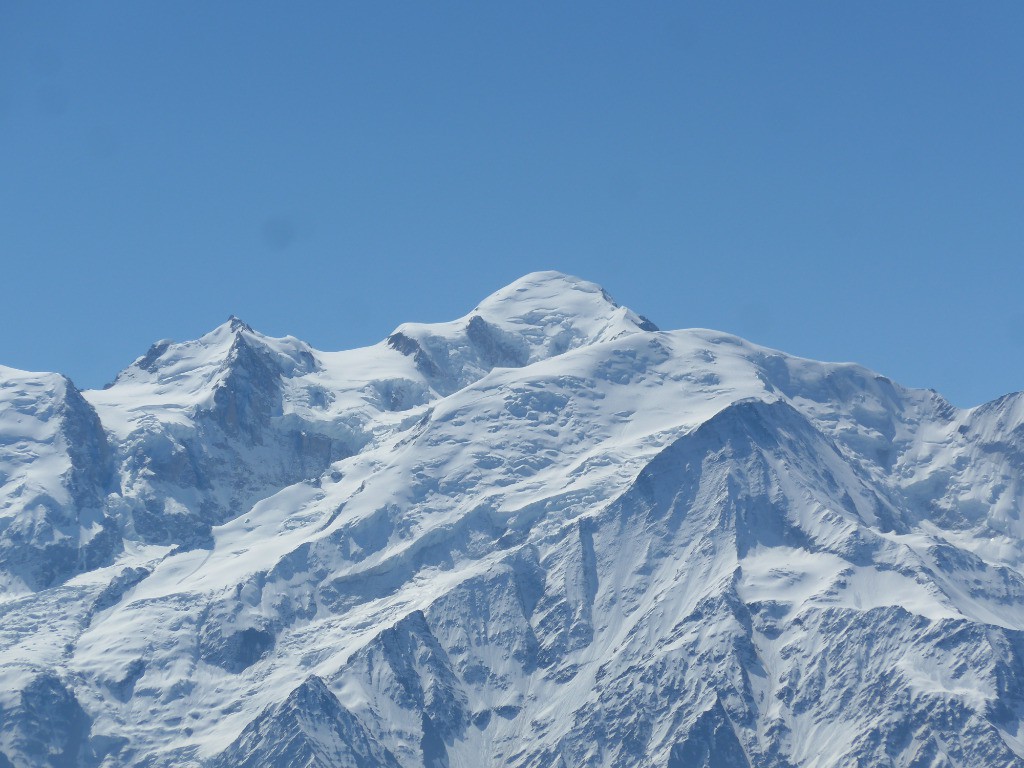 Mont Blanc, sans trace.