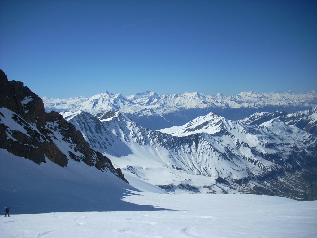 Vue côté Savoie depuis le sommet