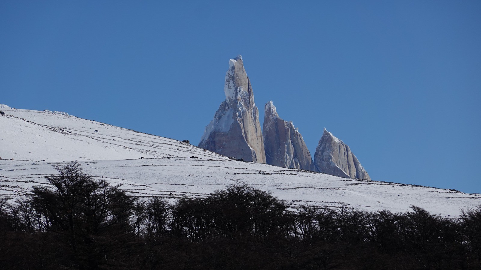 Le Cerro Torre au téléobjectif