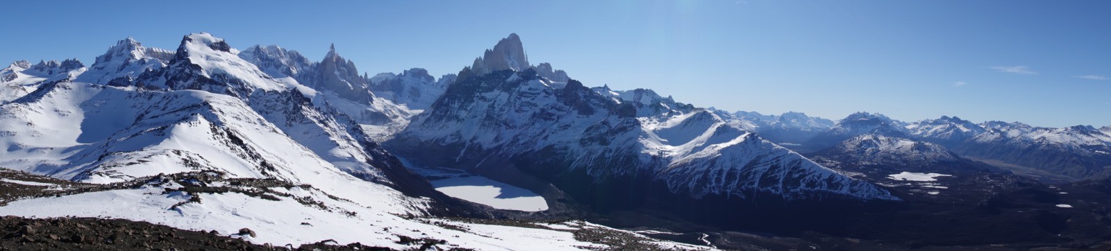 Panorama du Cerro Grande au Cerro Electrico
