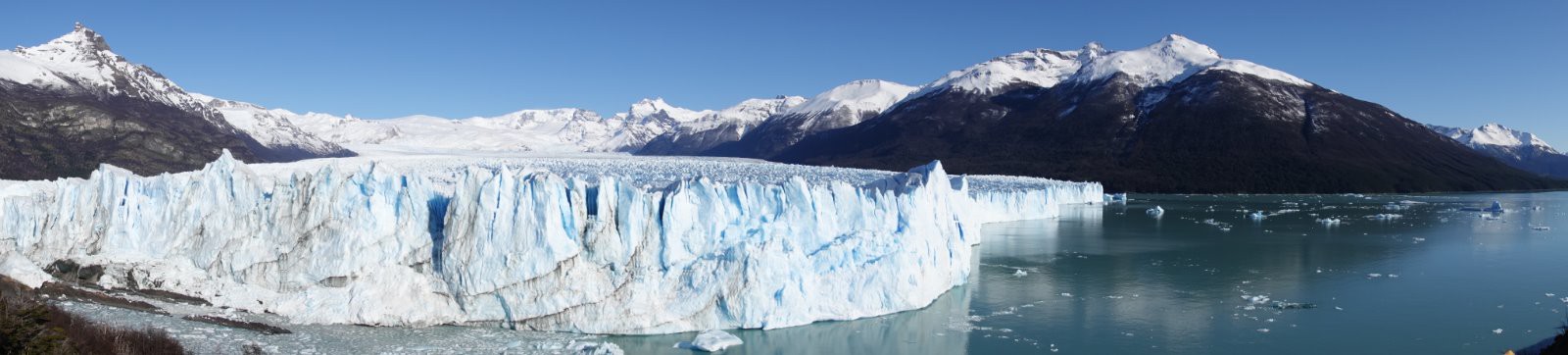 Panoramique du glaciar perito moreno