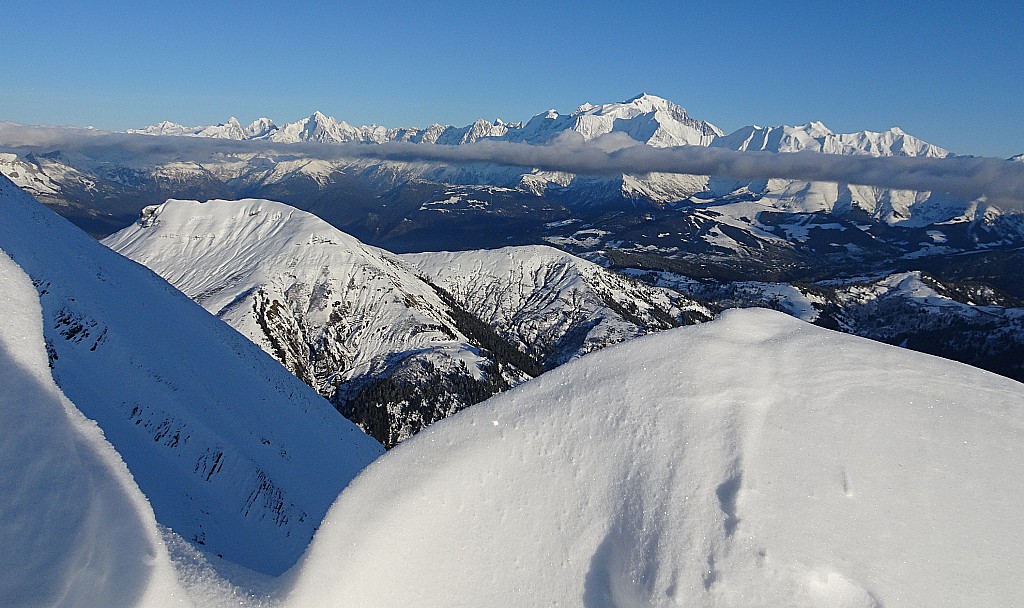Mt Blanc et Croisse Baulet.
