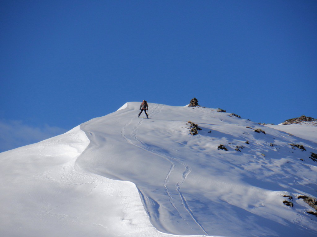  descente des Grandes Buffes au col de Grange Pellorce 