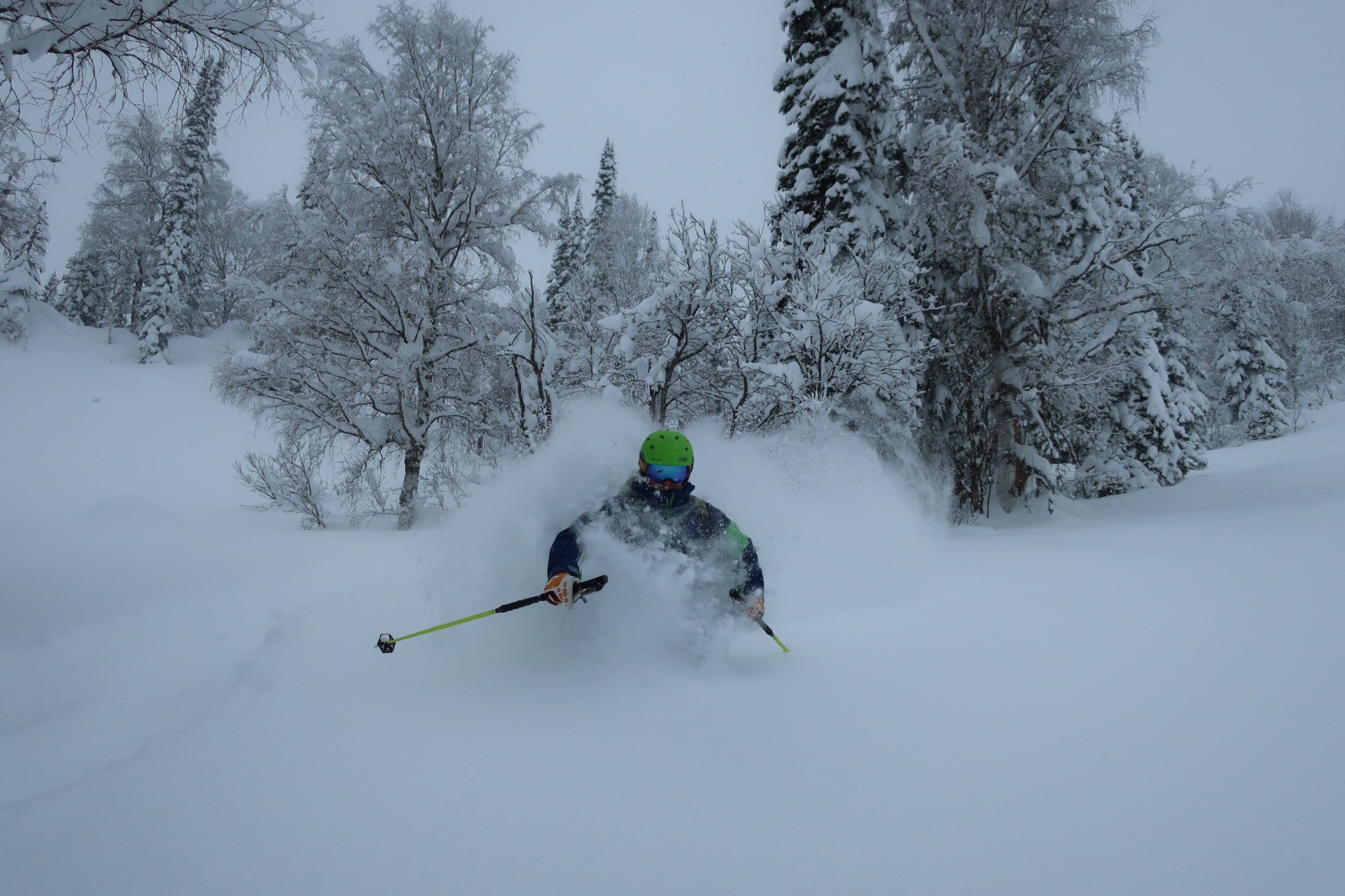 Quotidien du skieur sibérien
