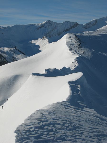 Arête : Joli travail du vent