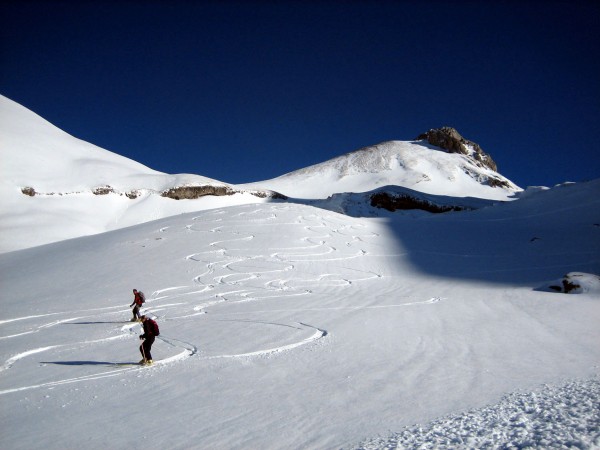 Combe des Nants : Dur dur de tourner dans cette croûte!