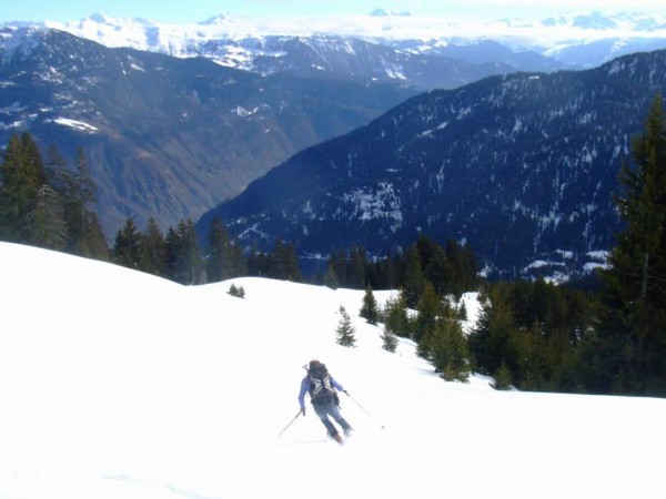 Dent du Corbeau : Ski plaisir dans les alpages