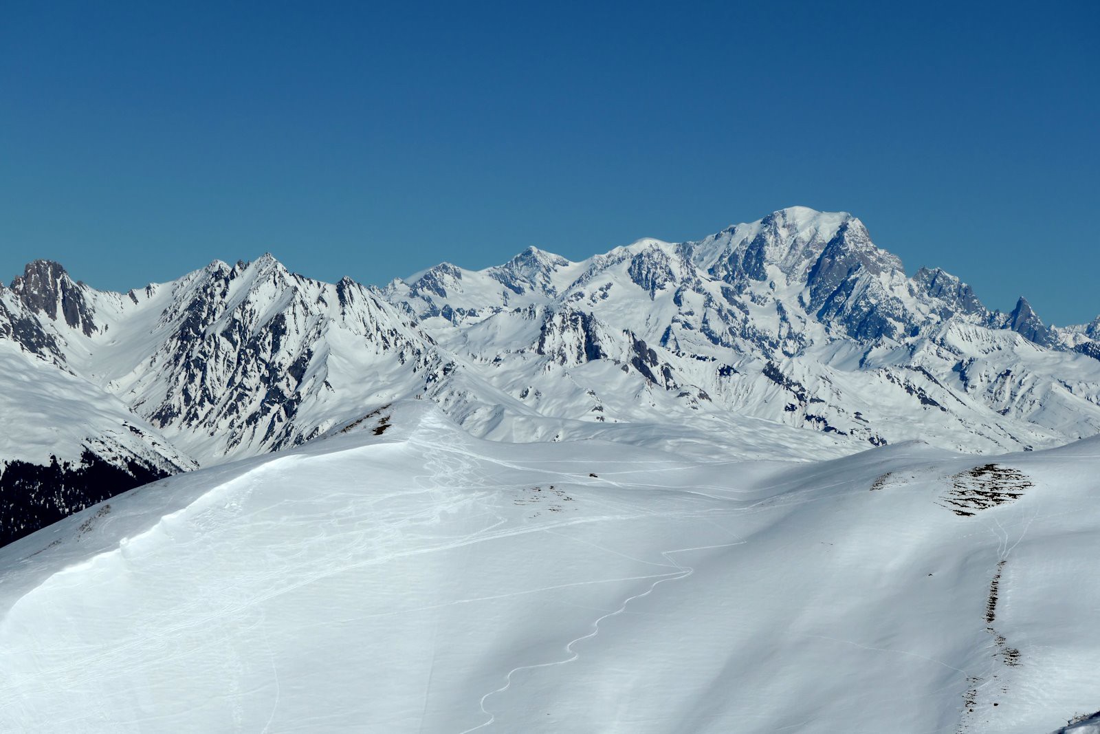 Le Mont Blanc plein cadre.