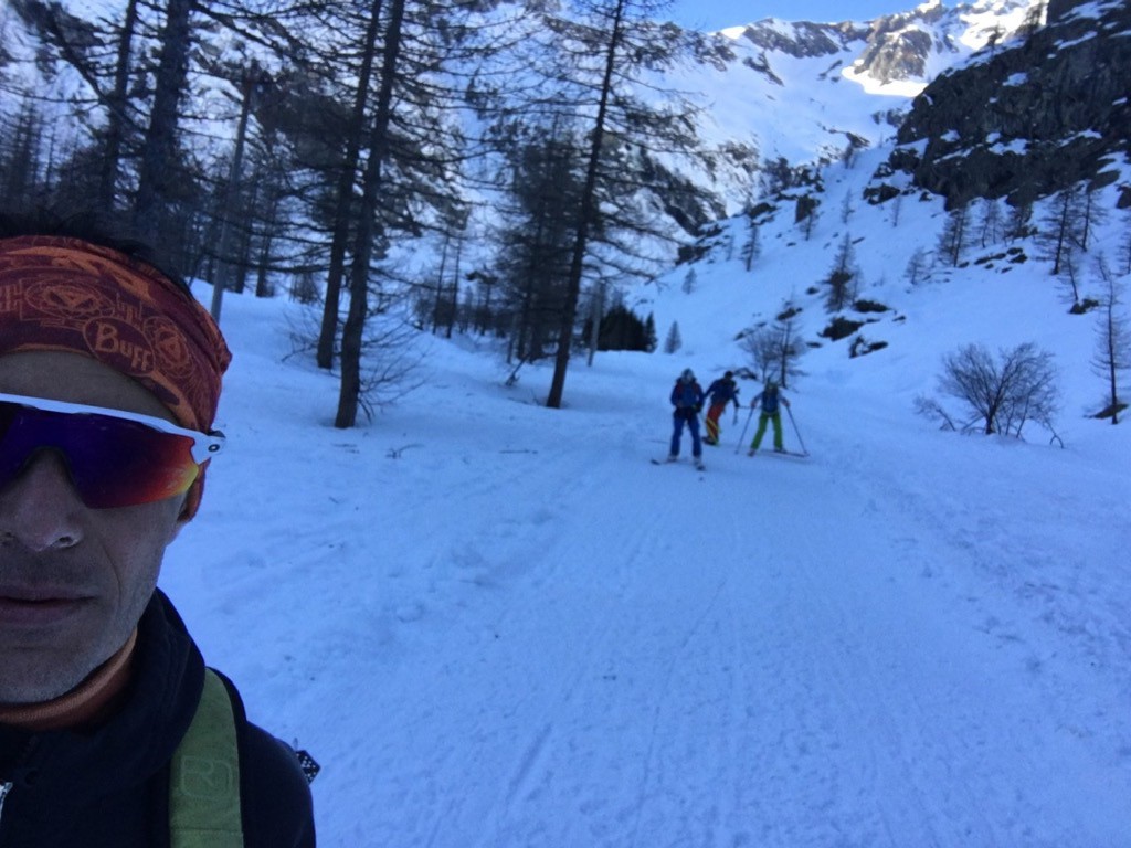 Piste de ski de fond sur Pian della Mussa