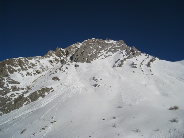 SO du Pécloz : SO du Pécloz  avec sa coulée bien visible.