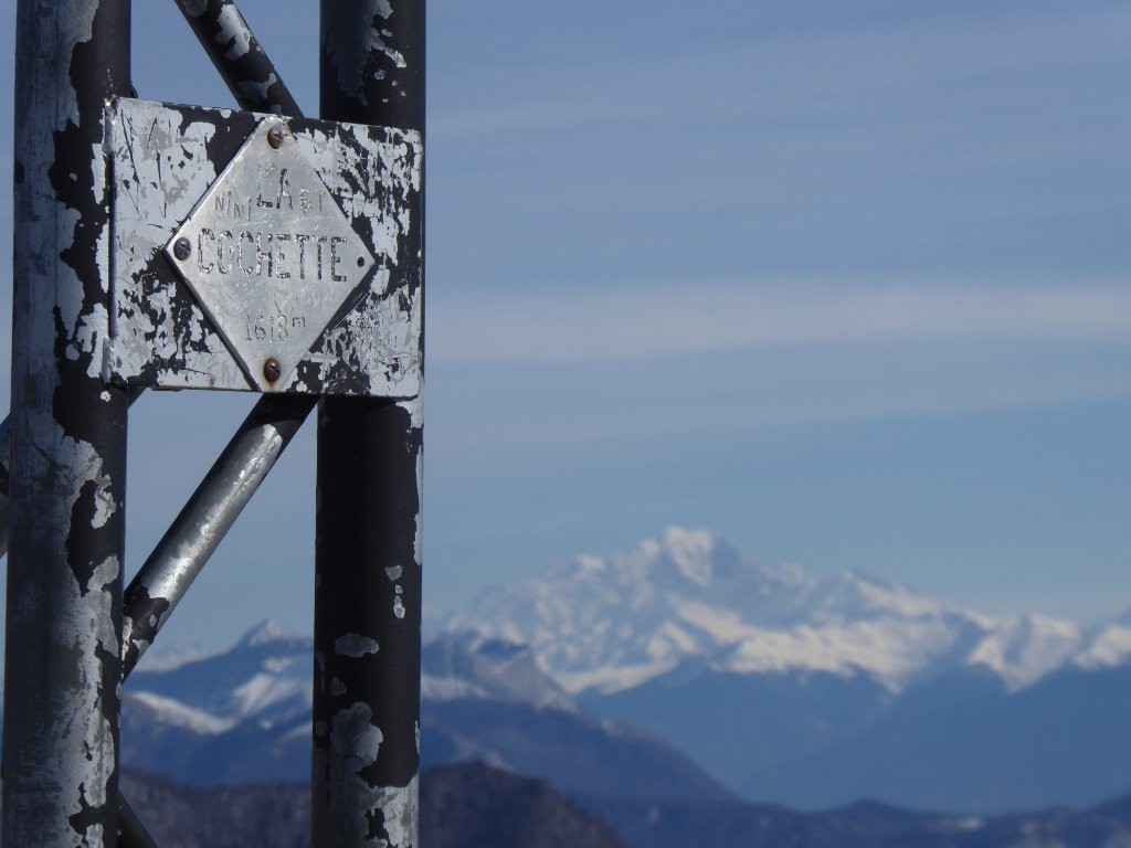 Croix de la Cochette et Mt Blanc