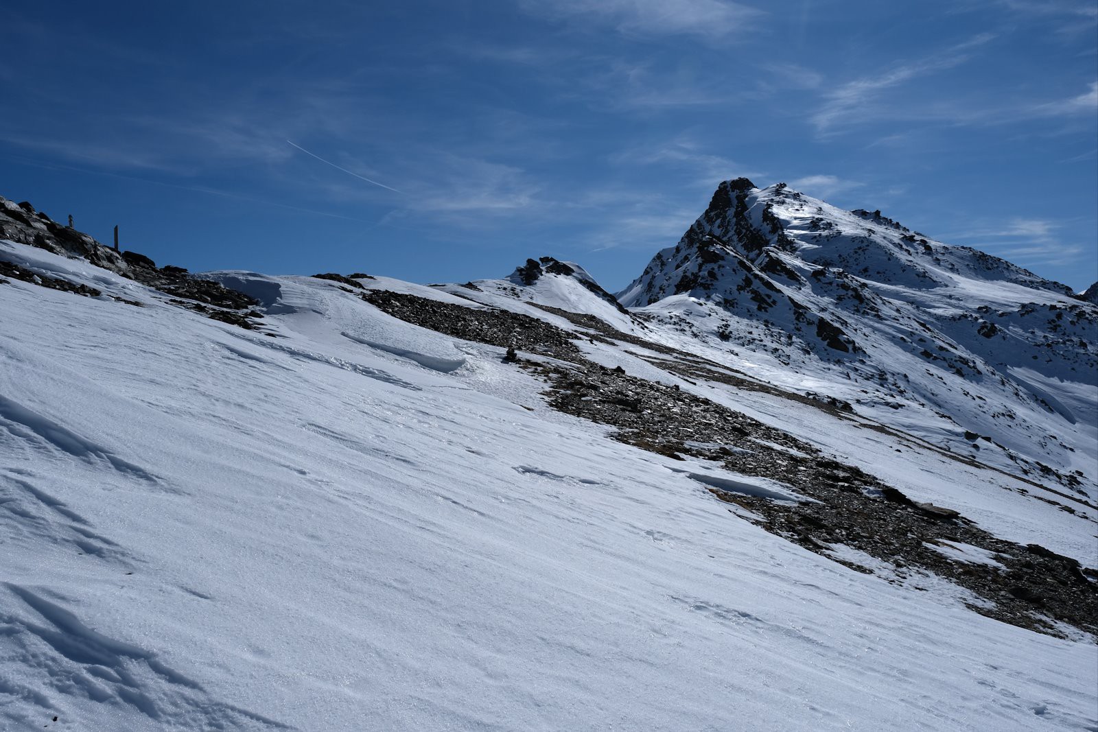 Le col des Sarrasins (2844 m).