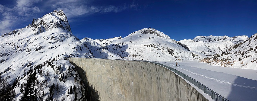 le barrage d'Emosson