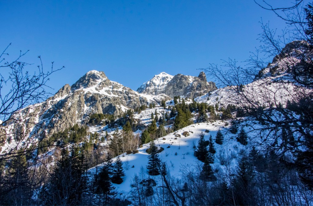 Vue depuis le point de déchaussage