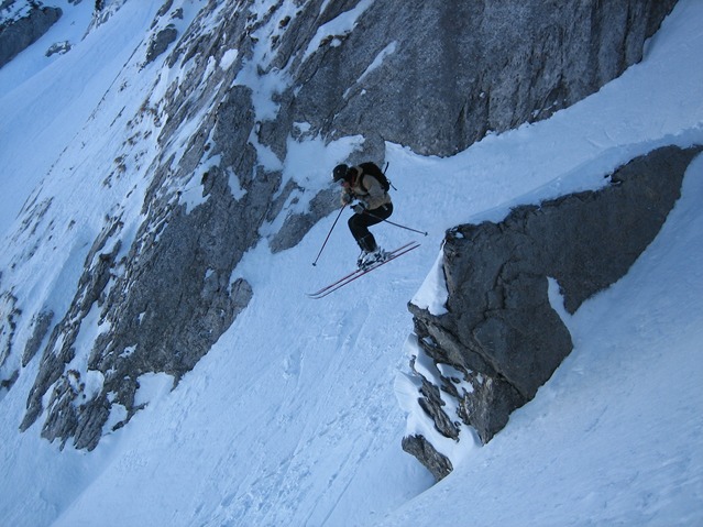 Freeride : Fabien ne peut résister à l'appel des barres rocheuses