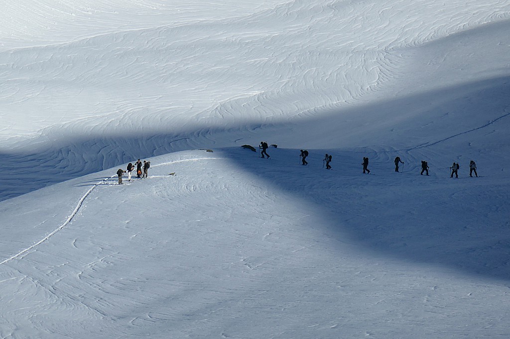2 sections de chasseurs alpins