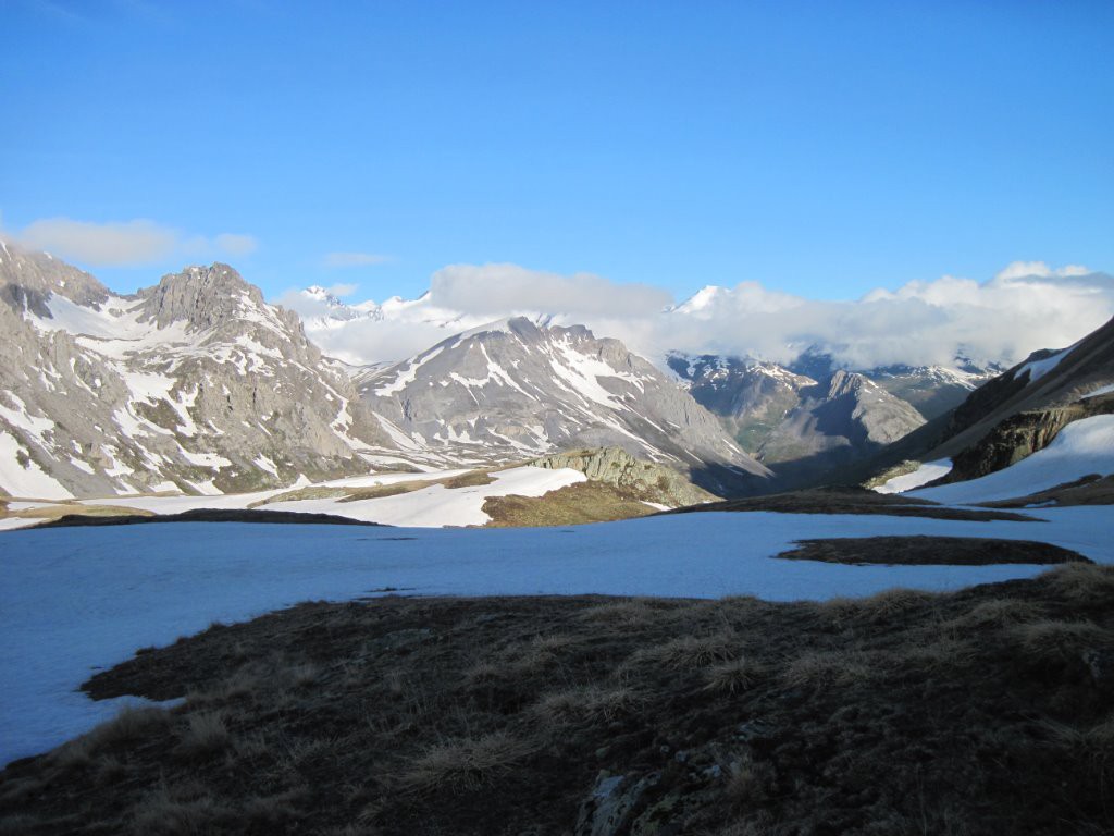 Les aiguilles d'Argentière, d'Arves et Epaisseur se découvrent