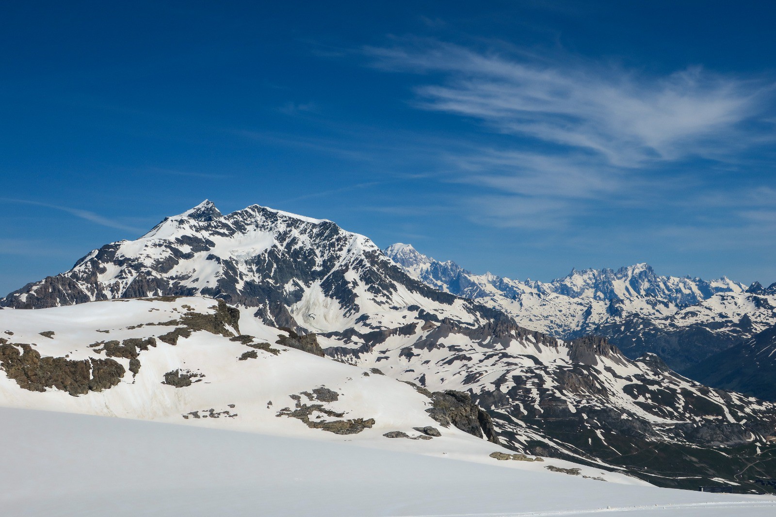 Pourri, Sache, Mt Blanc, Jorasses... 
