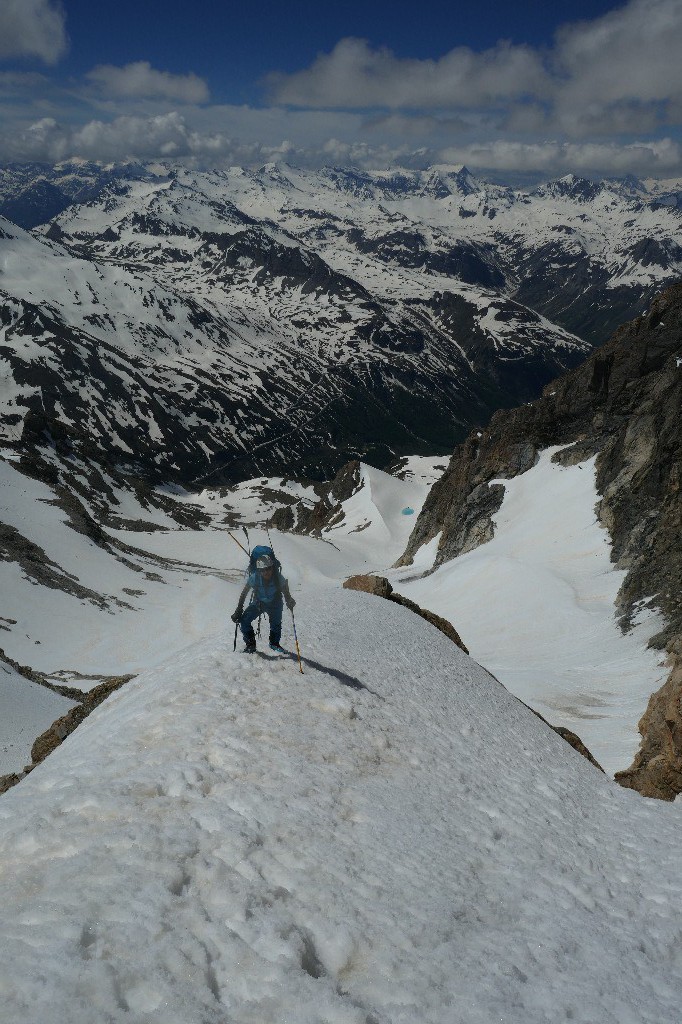 Sur l'épaule du couloir