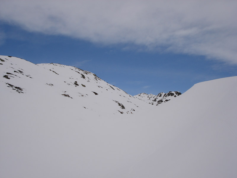 Le sommet : Le sommet des Monts jovet vue depuis le lac principal de Jovet