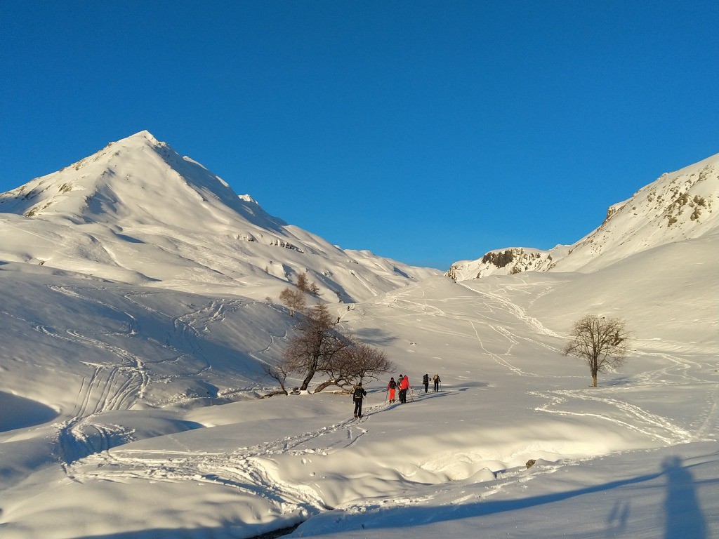 8h37 -attaque du plat du vallon - quelques minutes après le départ