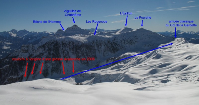 montée alpage NE le 20-01-2008