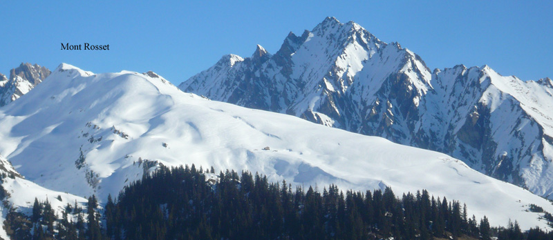 Mont Rosset versant sud