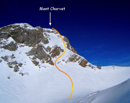 Face S du Mont Charvet
