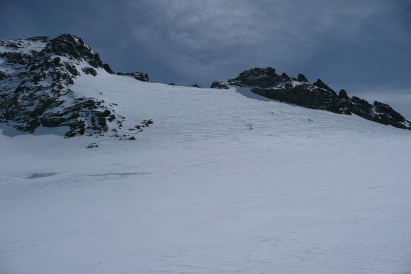 Le passage de Rosoire versant W (3479 m)