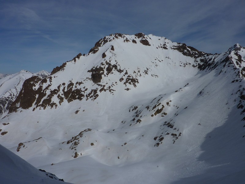 Voie normale (versant sud) depuis le Mont Neiglier.