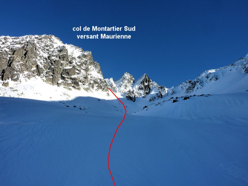 Col de Montartier (sud) versant Maurienne.