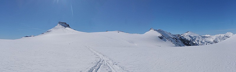 L'Albaron Nord depuis le Dôme du Grd Fond