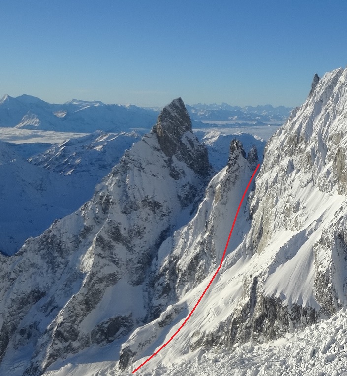 Aiguille Noire de Peuterey et Dames Anglaises