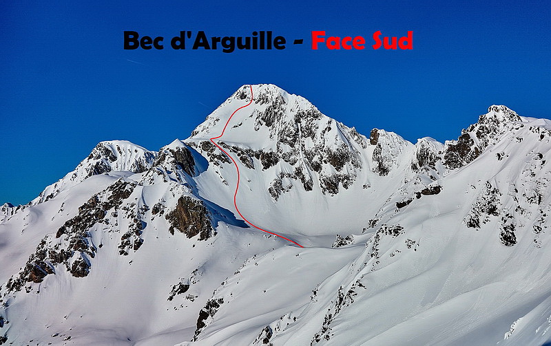 Bec d'Arguille - Face Sud