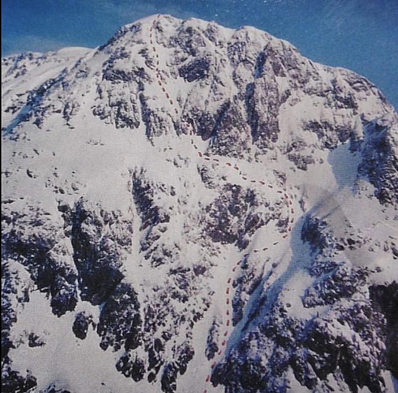 Mont Oreb face Sud-Est