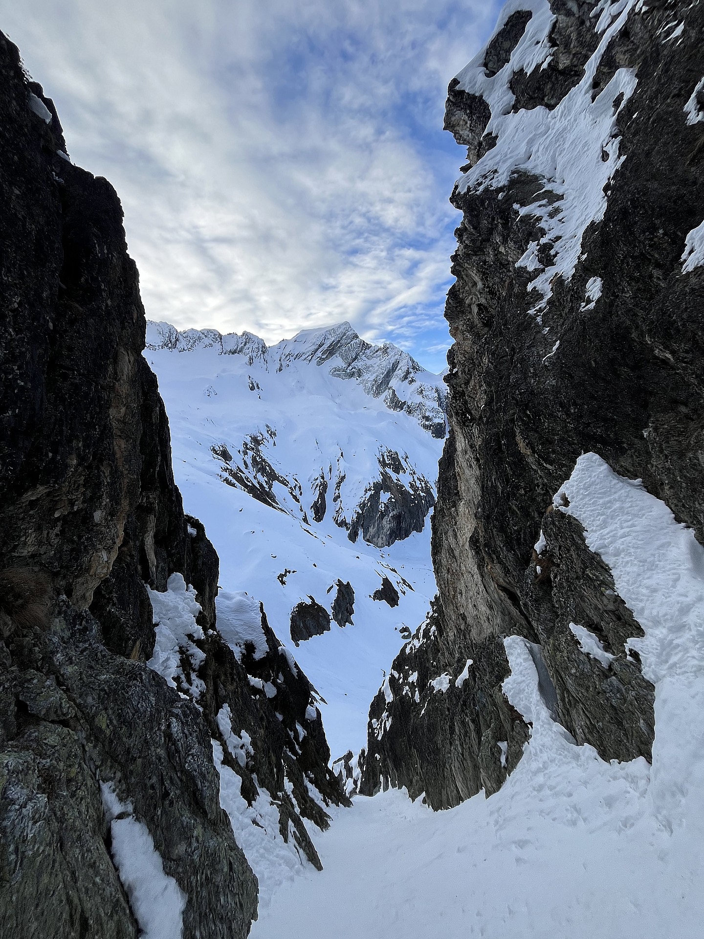 À l’intérieur du couloir
